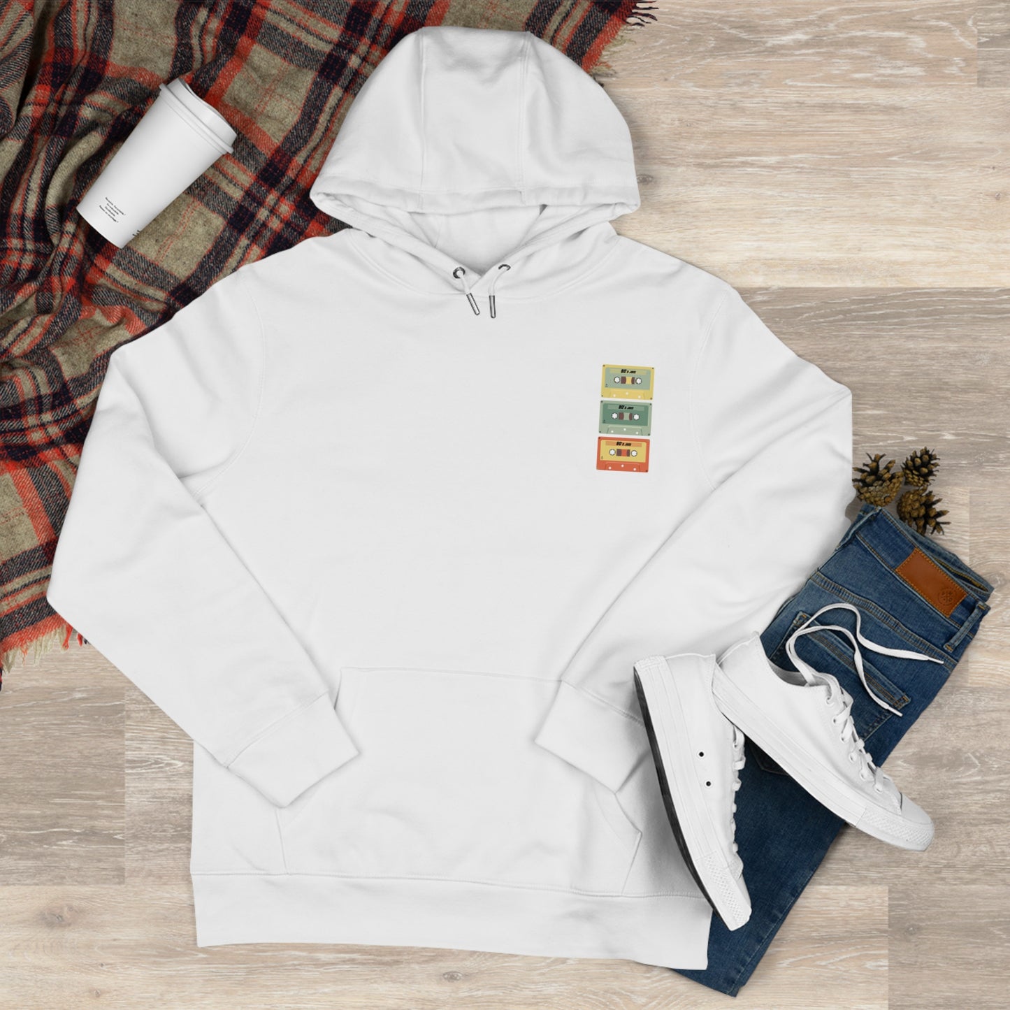 Eccentric Trendz Retro Cassette Tape Hoodie (Unisex)