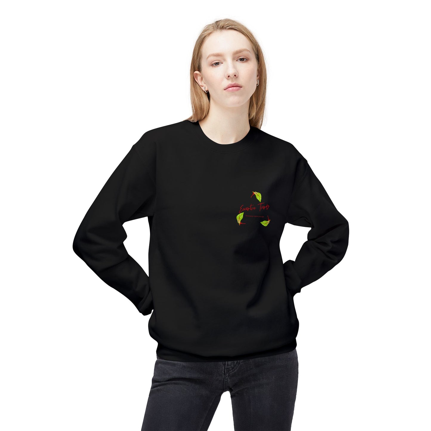 Serotonin Thorns Floral Crewneck Sweatshirt