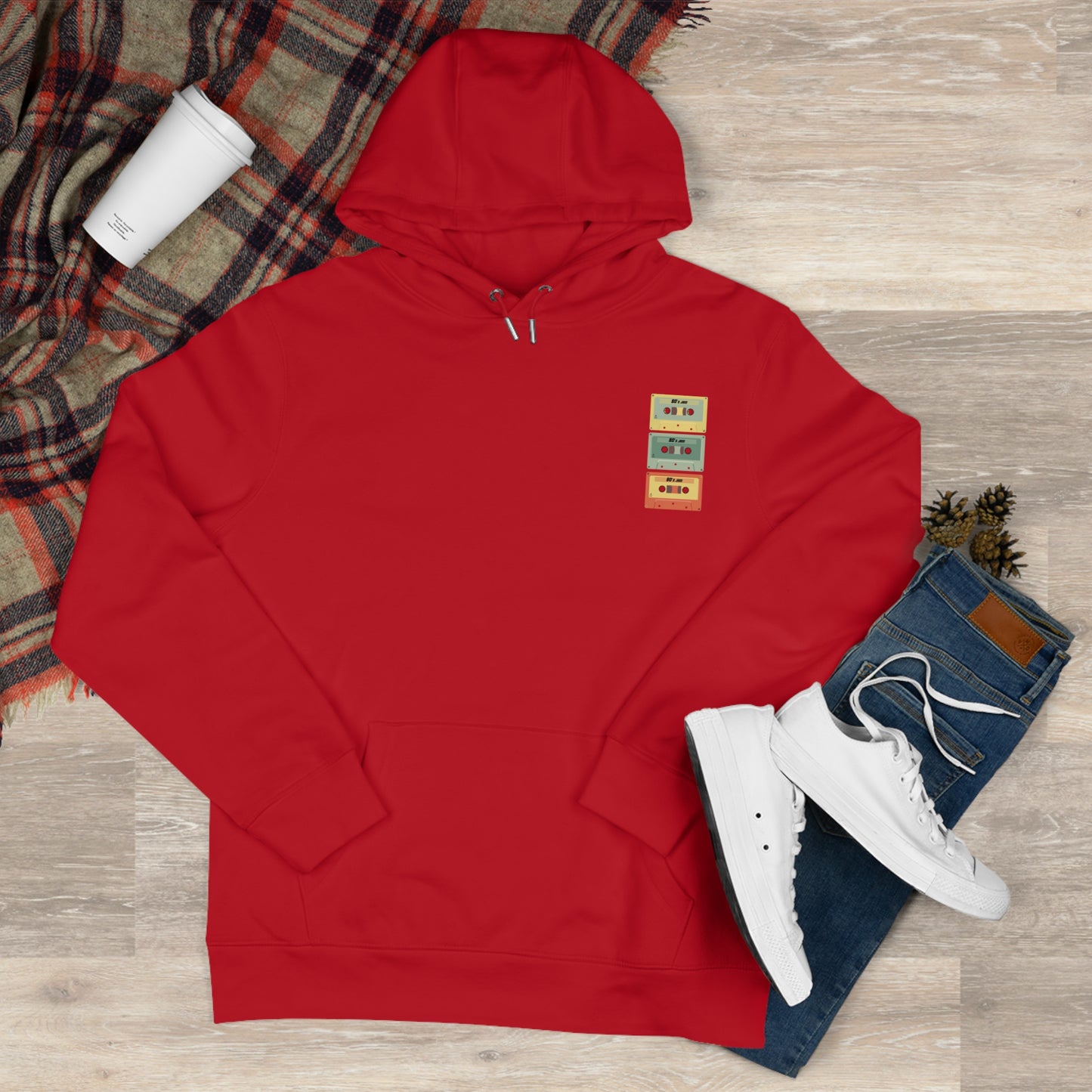 Eccentric Trendz Retro Cassette Tape Hoodie (Unisex)