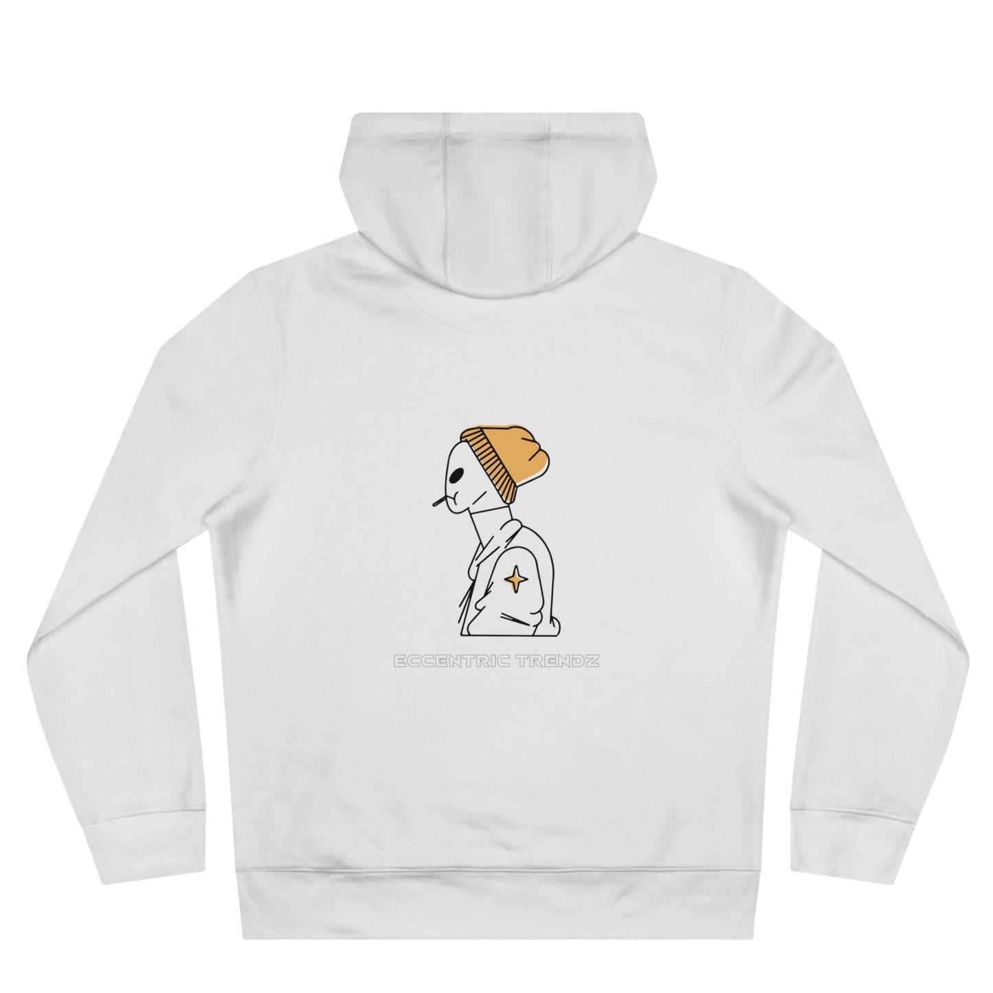 Eccentric Trendz Comfy, Stylish Pullover Smoking Alien Hoodie
