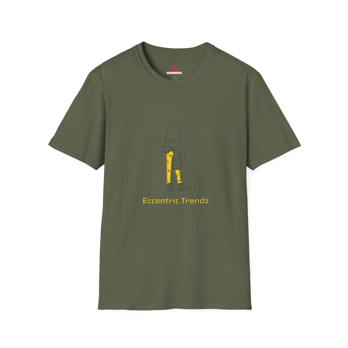 Eccentric Trendz Minimal Ghost Character Unisex Soft style Tee