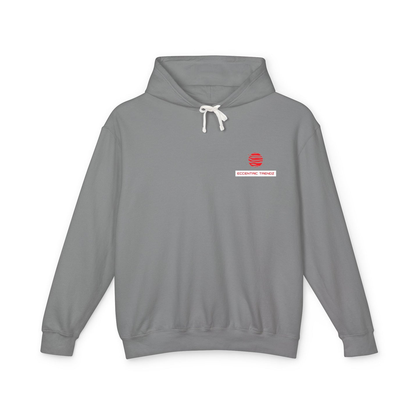 Eccentric Trendz Logo Hoodie — Lightweight Cream Pullover