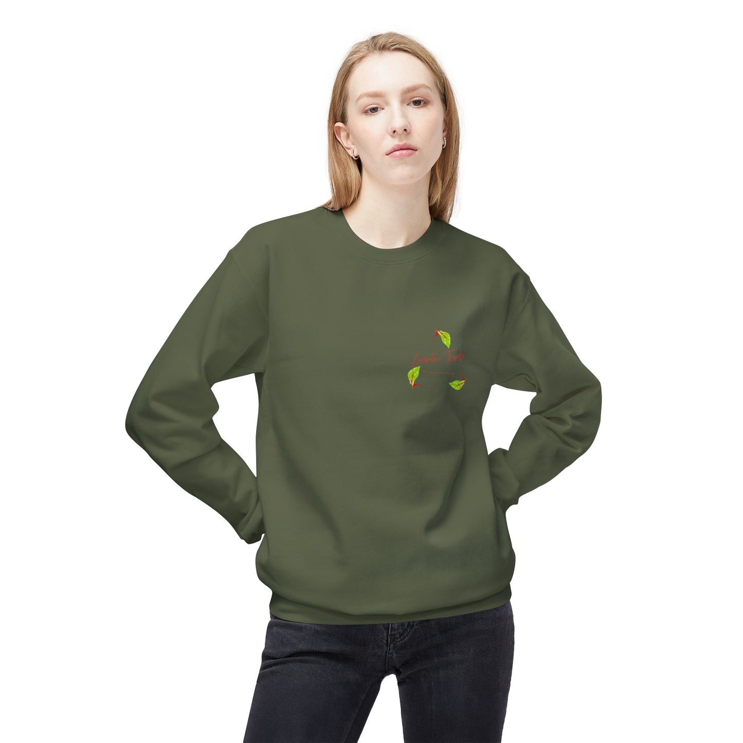 Serotonin Thorns Floral Crewneck Sweatshirt