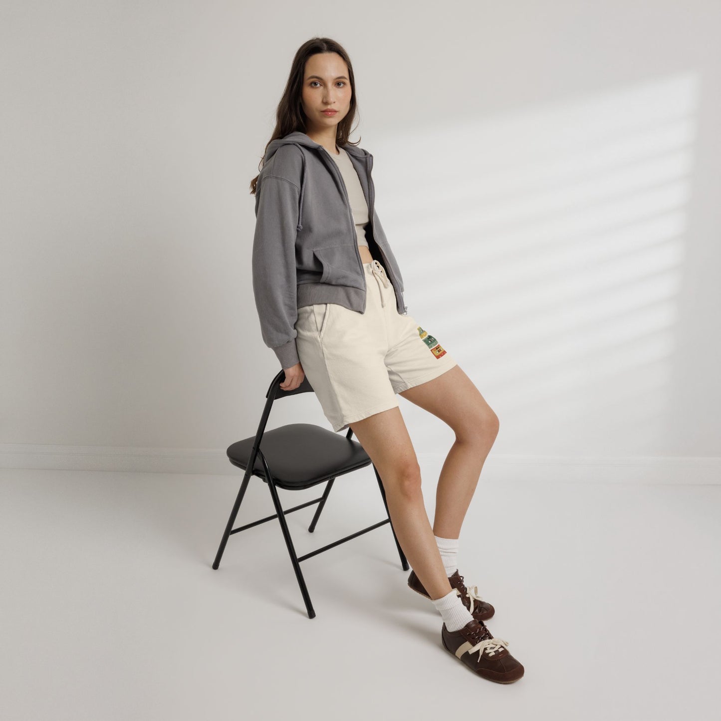 Eccentric Trendz Retro Cassette Tape Fleece Shorts