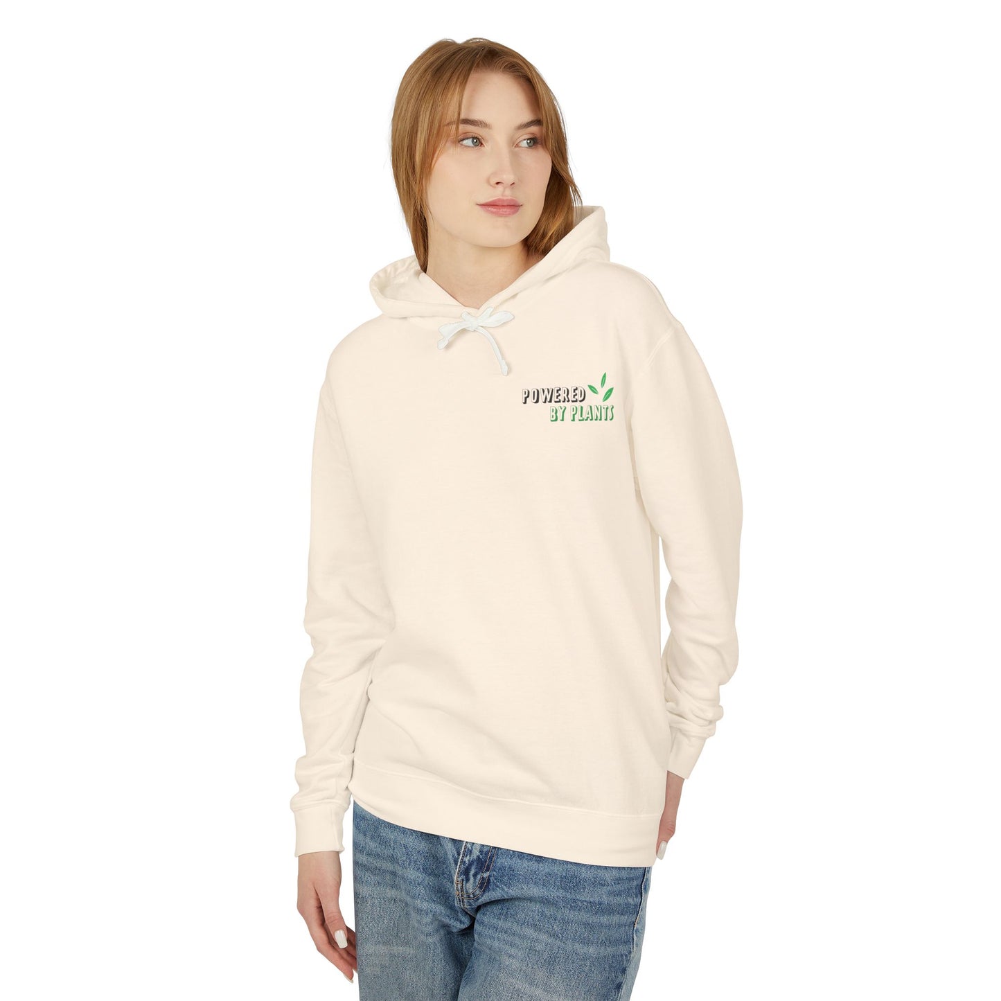 Eccentric Trendz Powered by Plants Hoodie Graphic Hoodie