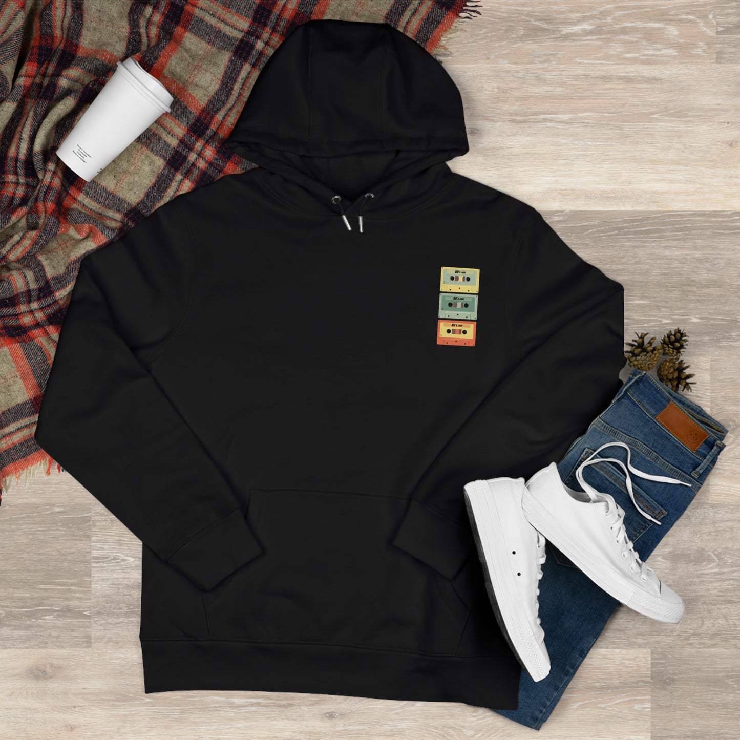 Eccentric Trendz Retro Cassette Tape Hoodie (Unisex)