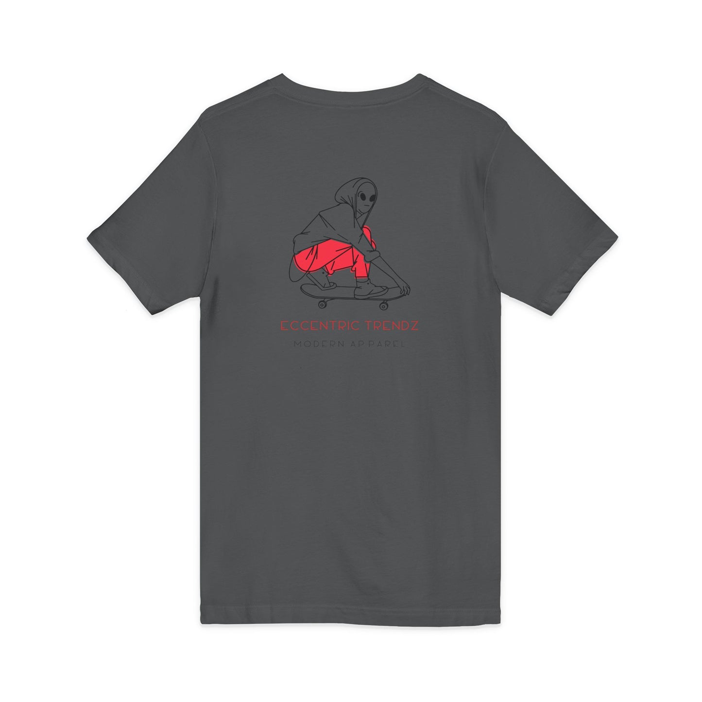 Eccentric Trendz Stylish Soft Cotton V-Neck Tee Skater