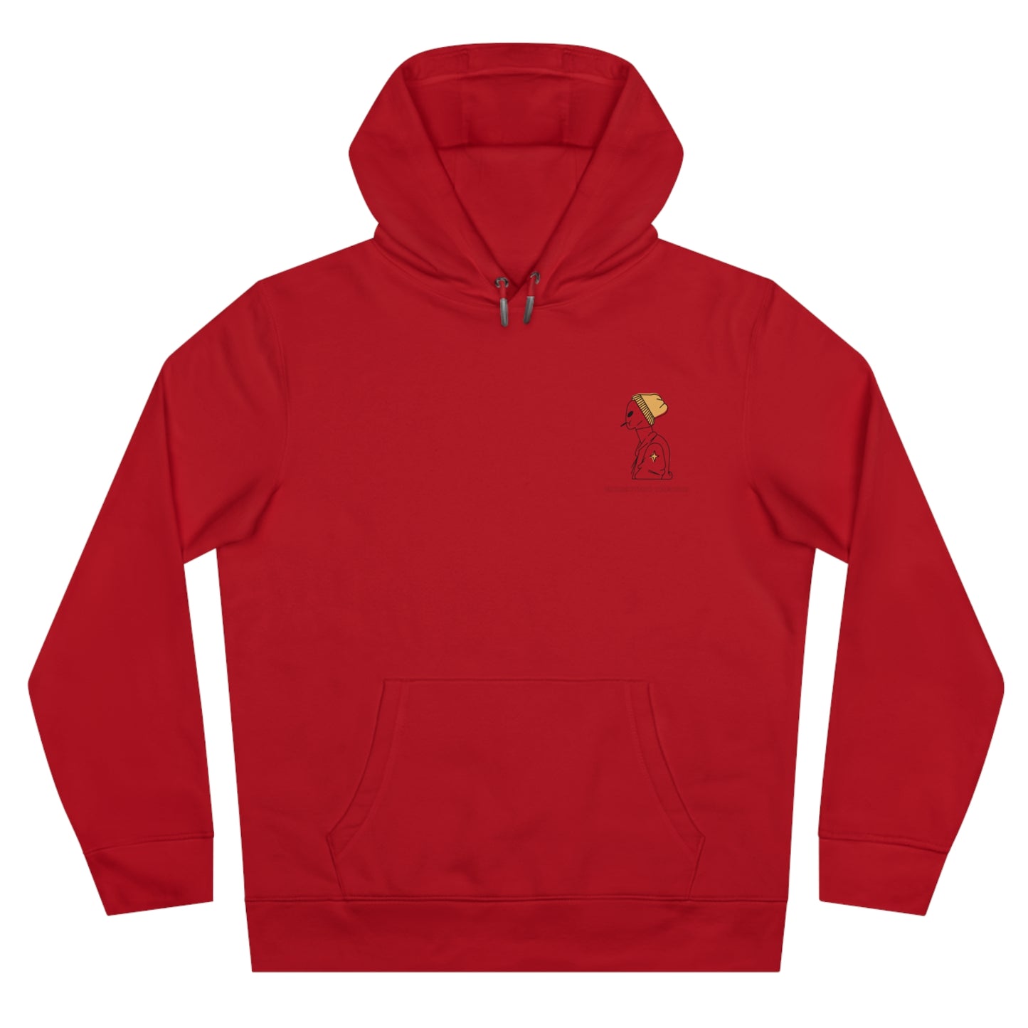 Eccentric Trendz Comfy, Stylish Pullover Smoking Alien Hoodie