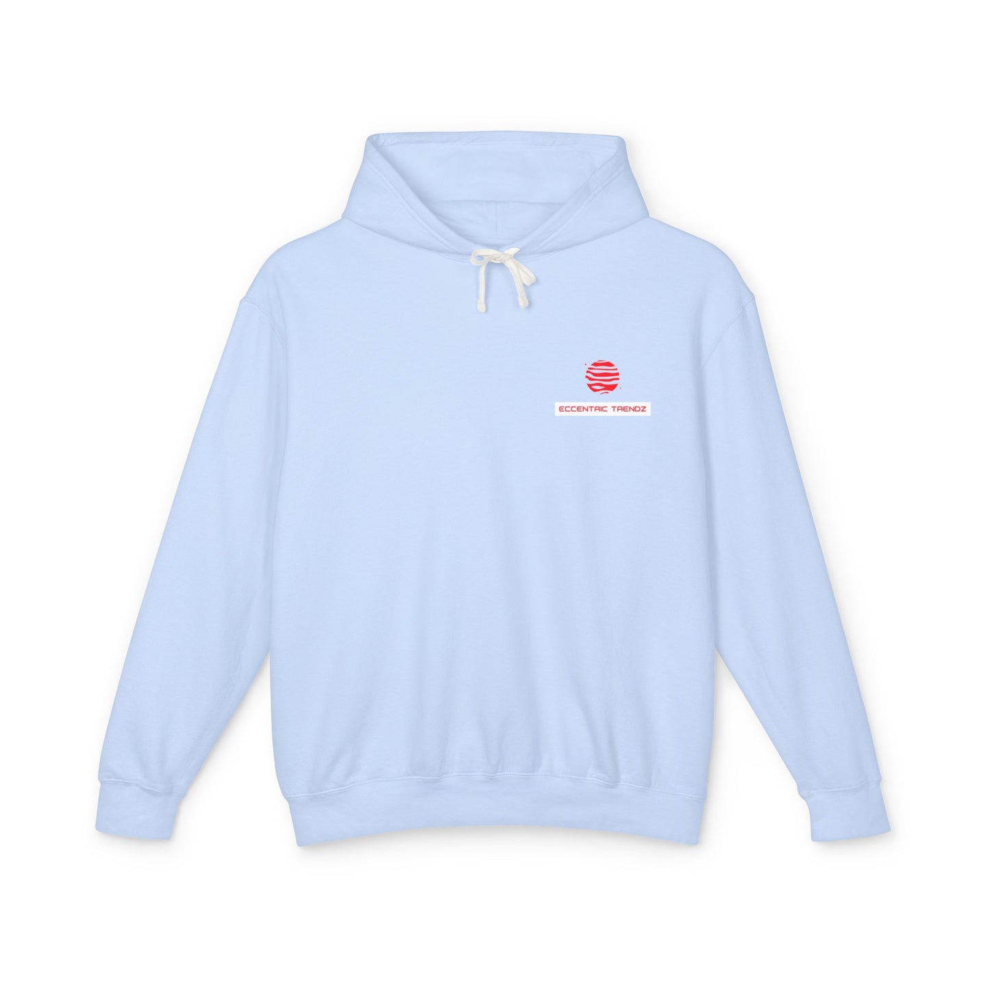 Eccentric Trendz Logo Hoodie — Lightweight Cream Pullover