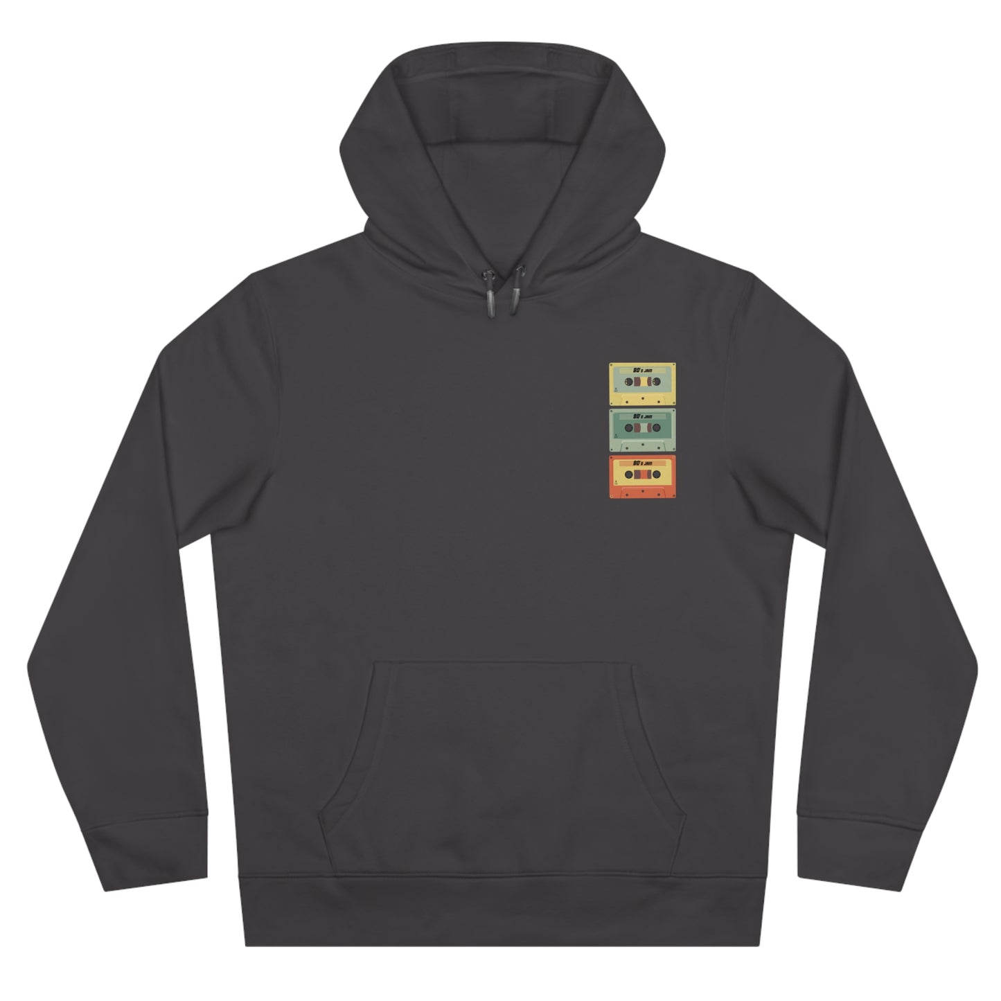 Eccentric Trendz Vibrant Vintage Retro Cassette Tape Hoodie