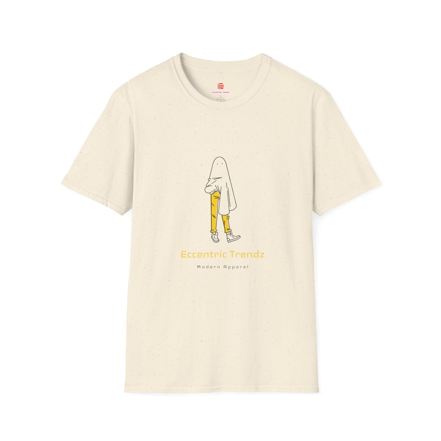 Eccentric Trendz Minimal Ghost Character Unisex Soft style Tee