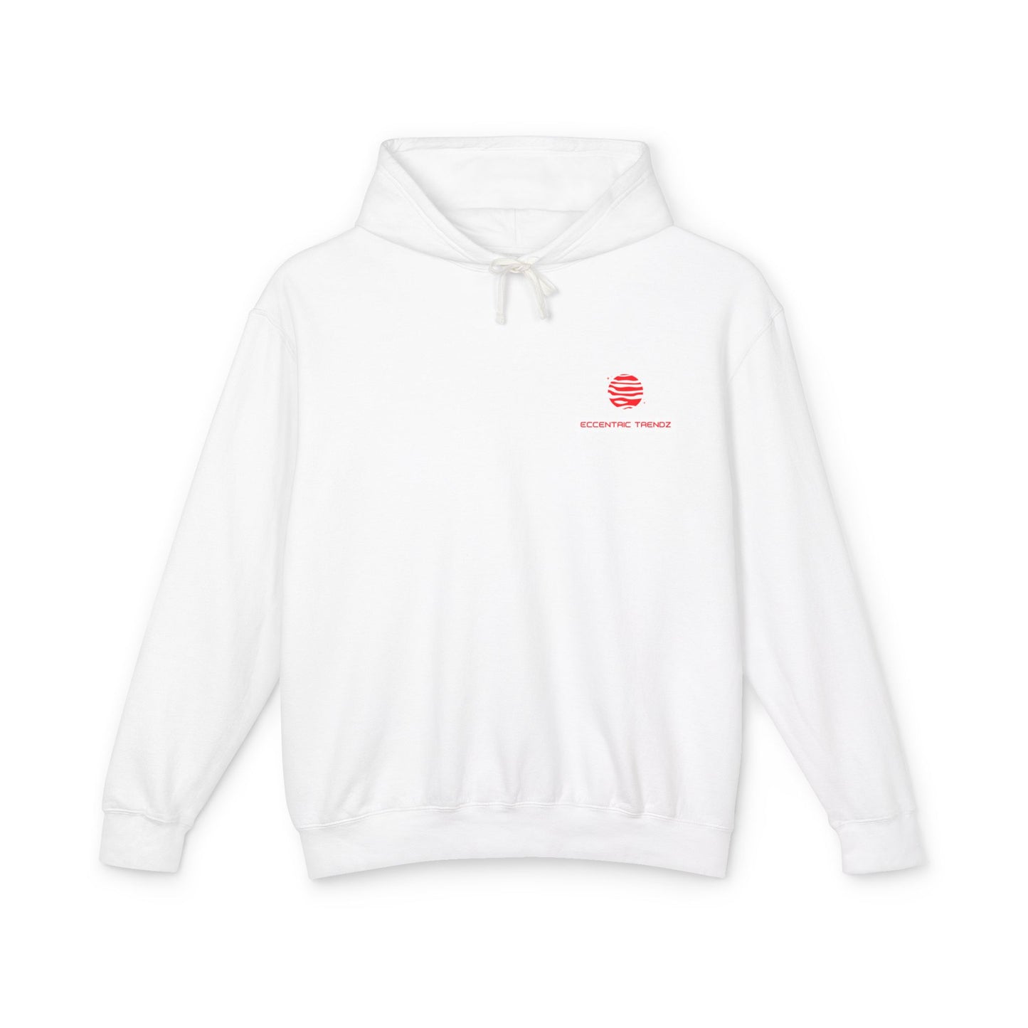 Eccentric Trendz Logo Hoodie — Lightweight Cream Pullover
