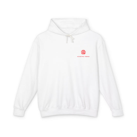 Eccentric Trendz Logo Hoodie — Lightweight Cream Pullover
